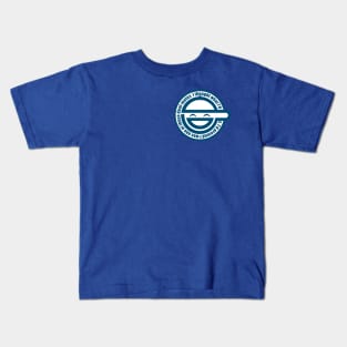 Laughing Man symbol from Ghost In The Shell Anime series Kids T-Shirt